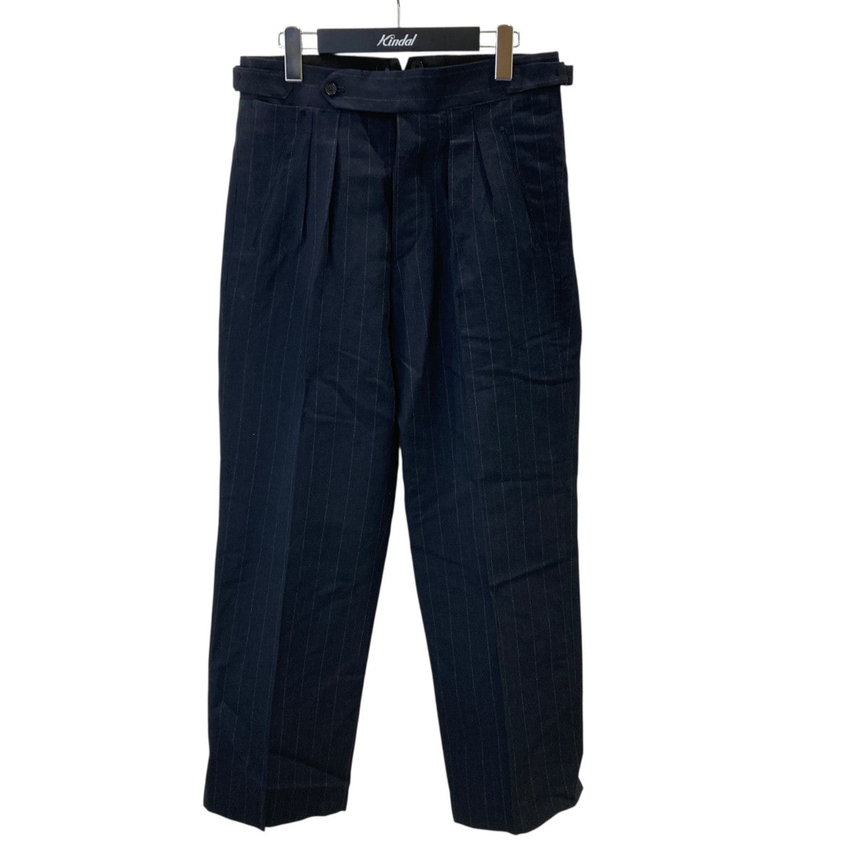 DOUBLE-PLEATED SMARTY TROUSERストライプ251OJ-PT02