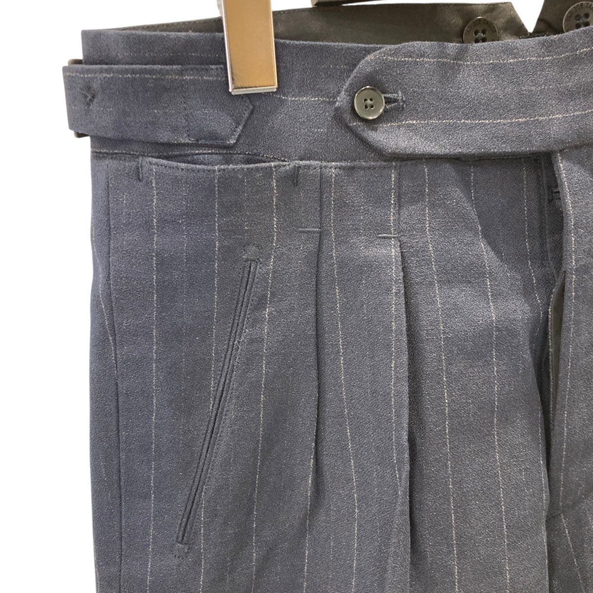 DOUBLE-PLEATED SMARTY TROUSERストライプ251OJ-PT02