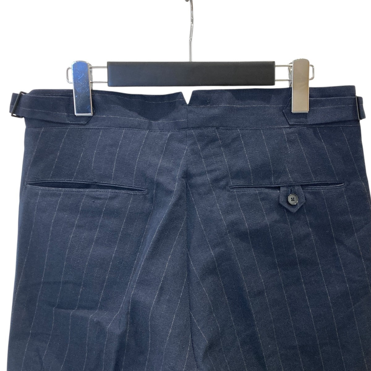 DOUBLE-PLEATED SMARTY TROUSERストライプ251OJ-PT02
