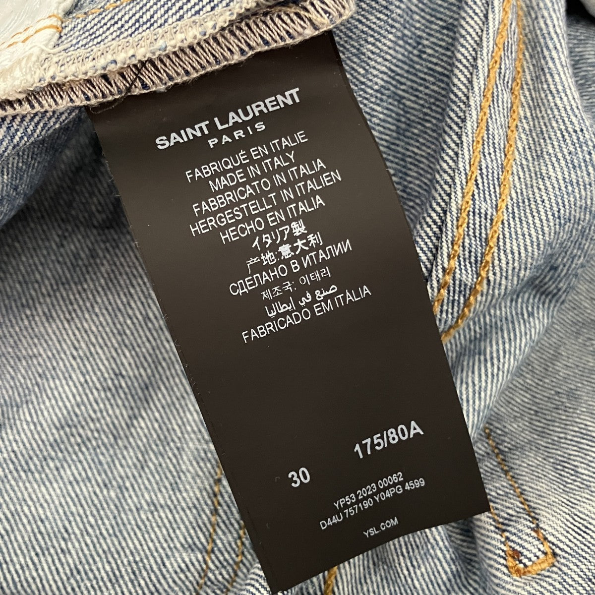 Saint Laurent Paris デニムパンツ757190 Y04PG 古着・中古-7枚目のアイテム画像