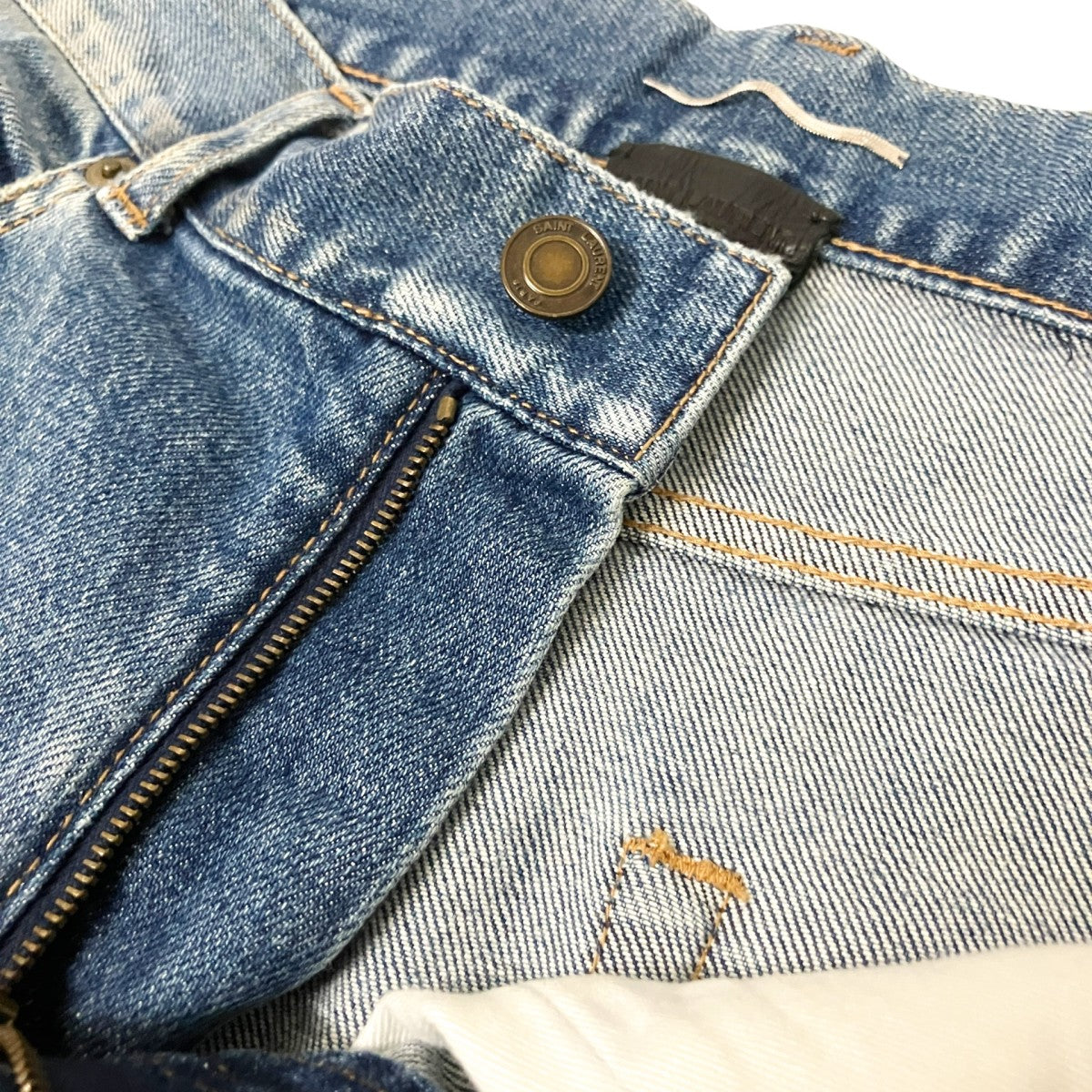 Saint Laurent Paris 加工デニムパンツ578962 YA507 古着・中古-4枚目のアイテム画像