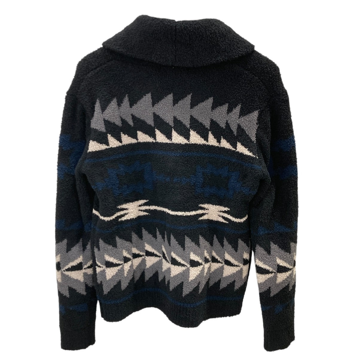 ネイティブ柄ショールカラーカーディガンC697