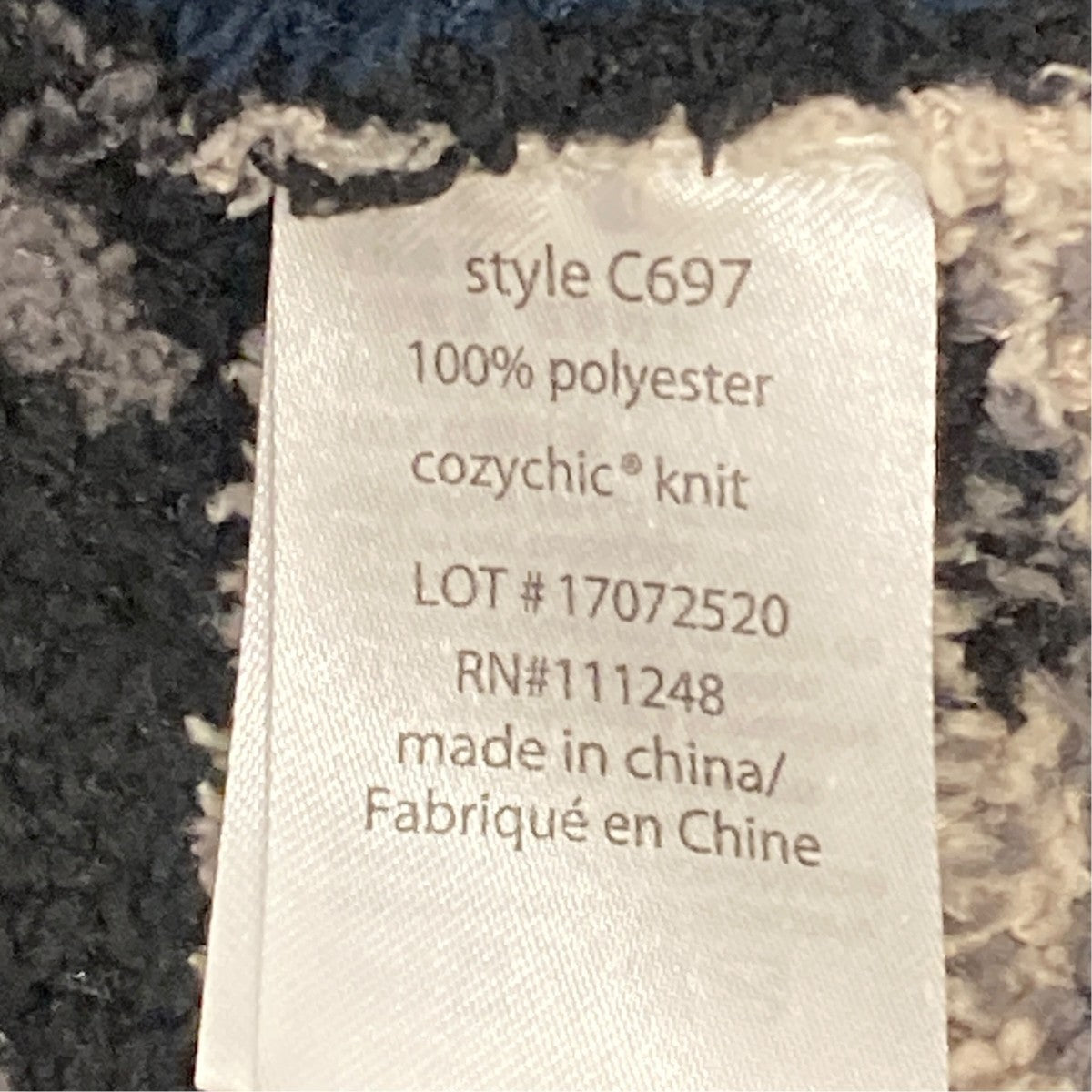ネイティブ柄ショールカラーカーディガンC697