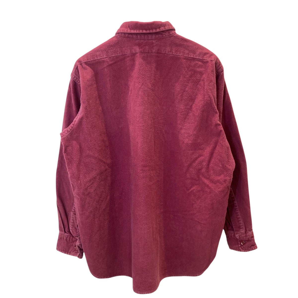 L．L．Bean 80s Chamois Cloth Shirt USA製長袖シャツ1611 古着・中古-2枚目のアイテム画像