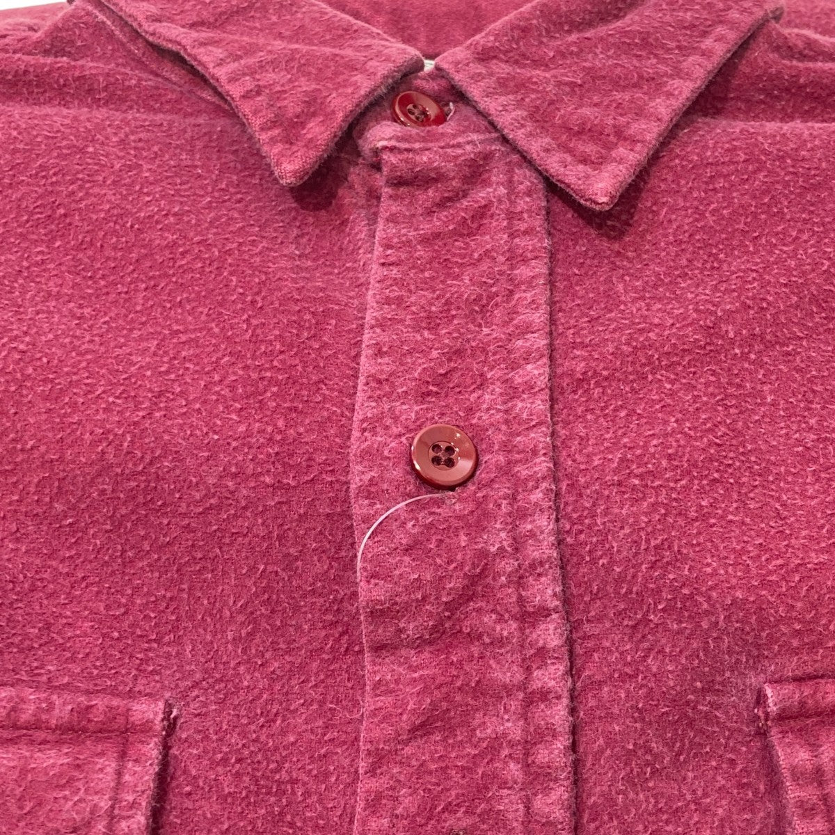 L．L．Bean 80s Chamois Cloth Shirt USA製長袖シャツ1611 古着・中古-8枚目のアイテム画像