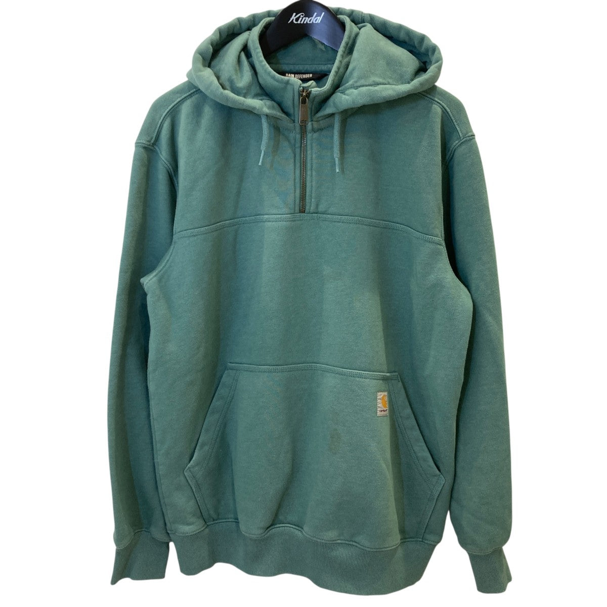 CarHartt ハーフジップパーカーTS0617-M 古着・中古-1枚目のアイテム画像