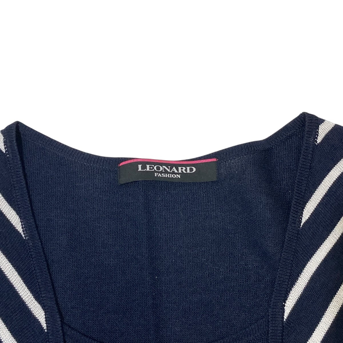 LEONARD FASHION 花柄ニットワンピース0337181 古着・中古-7枚目のアイテム画像