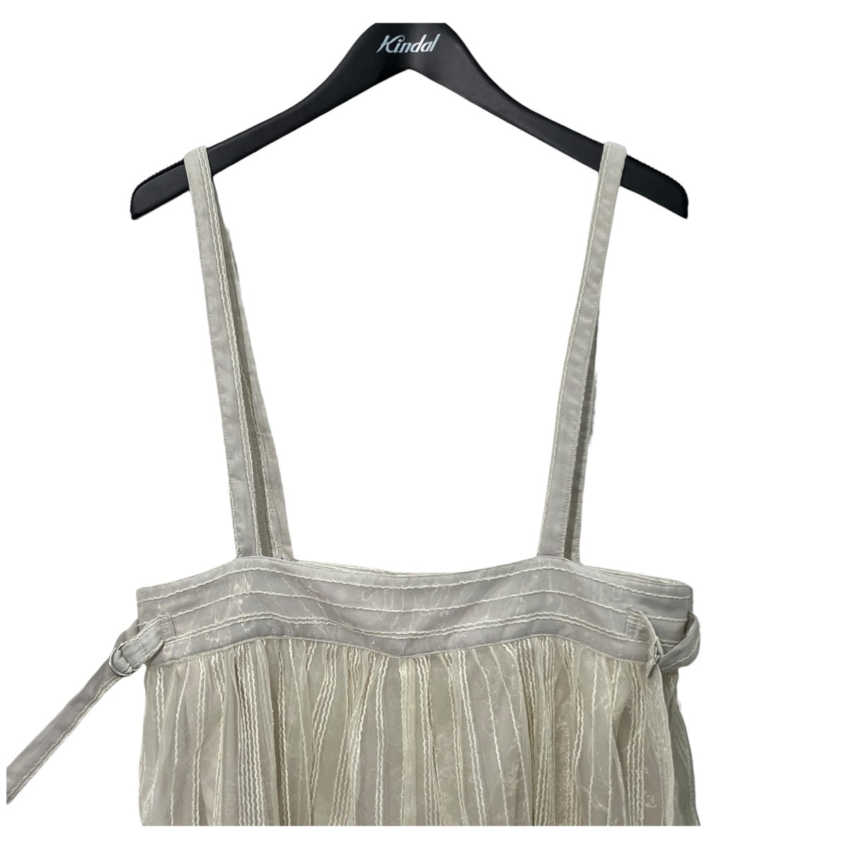 AMERI SHEER STRIPE SUSPENDER PANTSサスペンダー付パンツ0125108611020 古着・中古-3枚目のアイテム画像