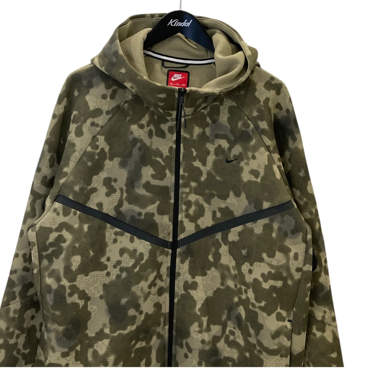 NIKE フルジップ フリース カモ ウィンドランナーパーカーHV0956-276 古着・中古-2枚目のアイテム画像