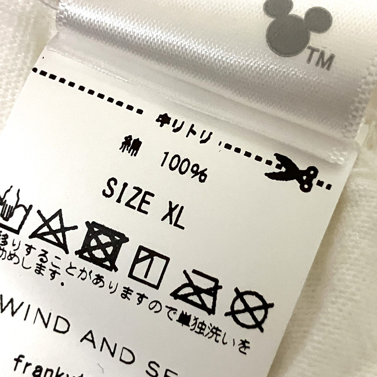 WIND AND SEA×Disney MICKEY MOUSE POCKET TEEプリントTシャツWDS C DSN 23 Q4 02 古着・中古-4枚目のアイテム画像