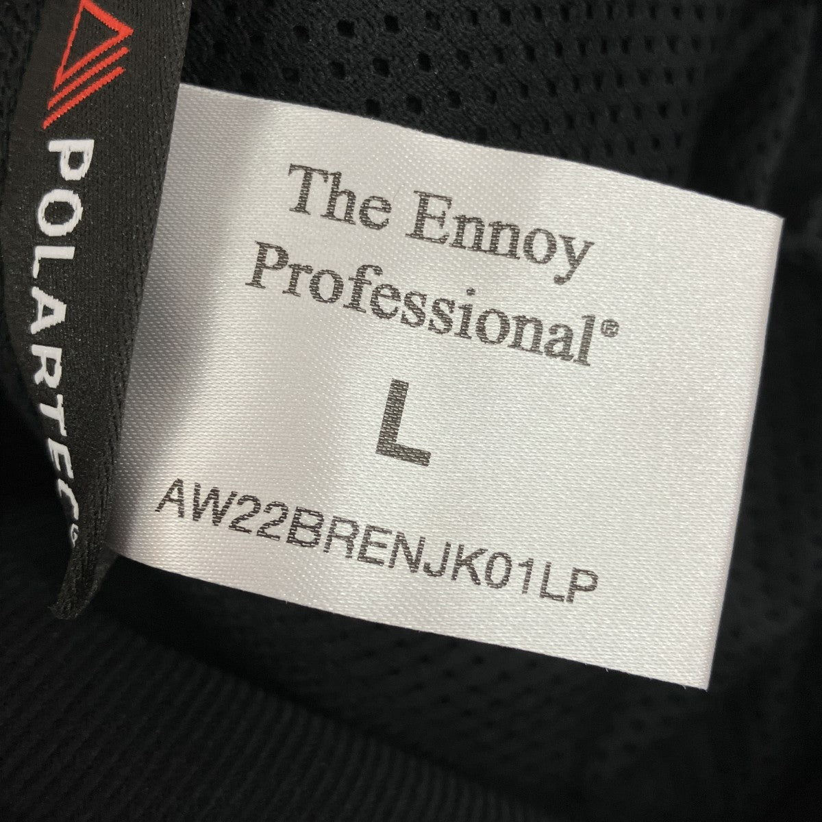 THE ENNOY PROFESSIONAL 22AWPolartec City Fleece JacketフリースジャケットAW22BRENJK01LP 古着・中古-5枚目のアイテム画像