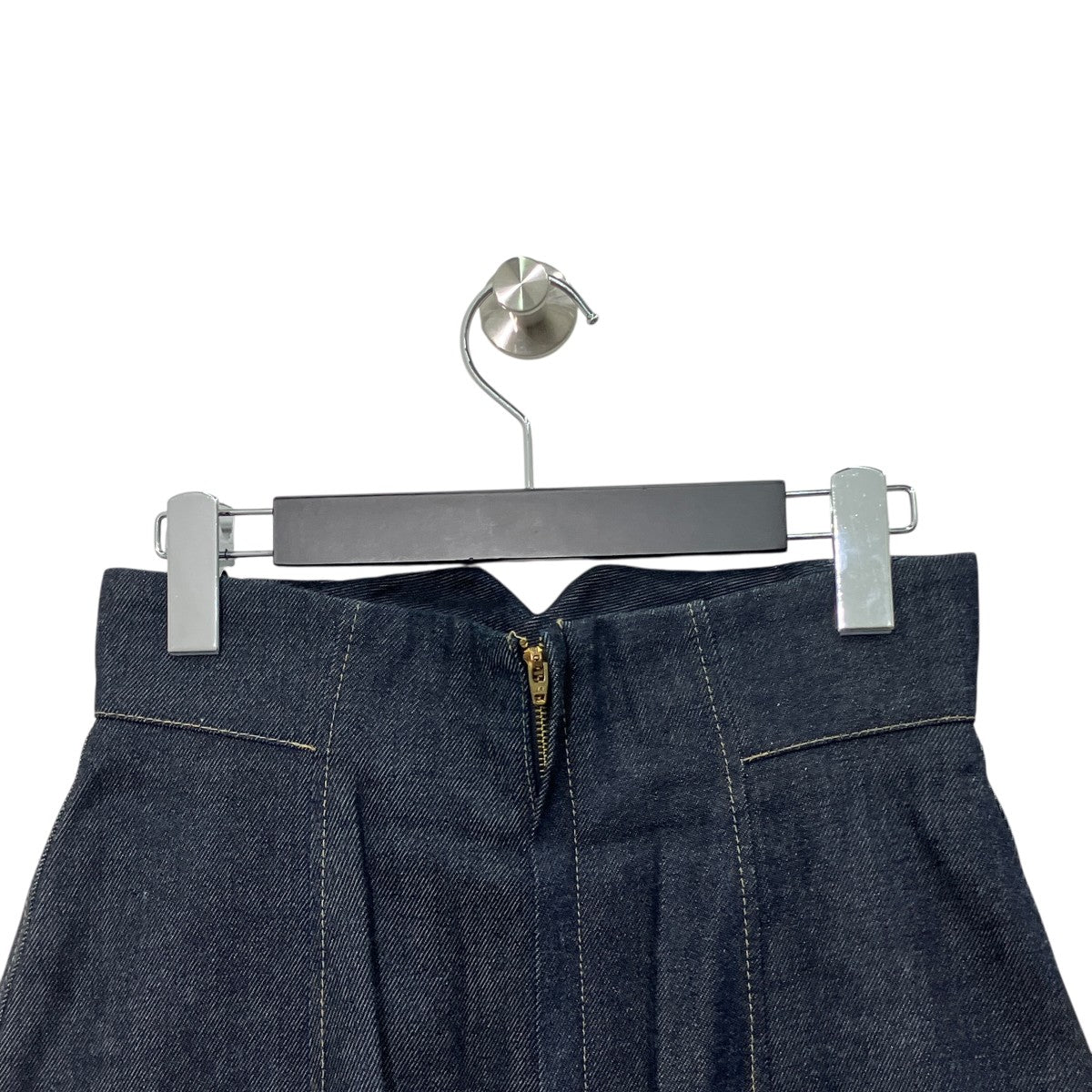 Cord Embroidery Detail Denim SkirtデニムスカートMM24FW-SK092