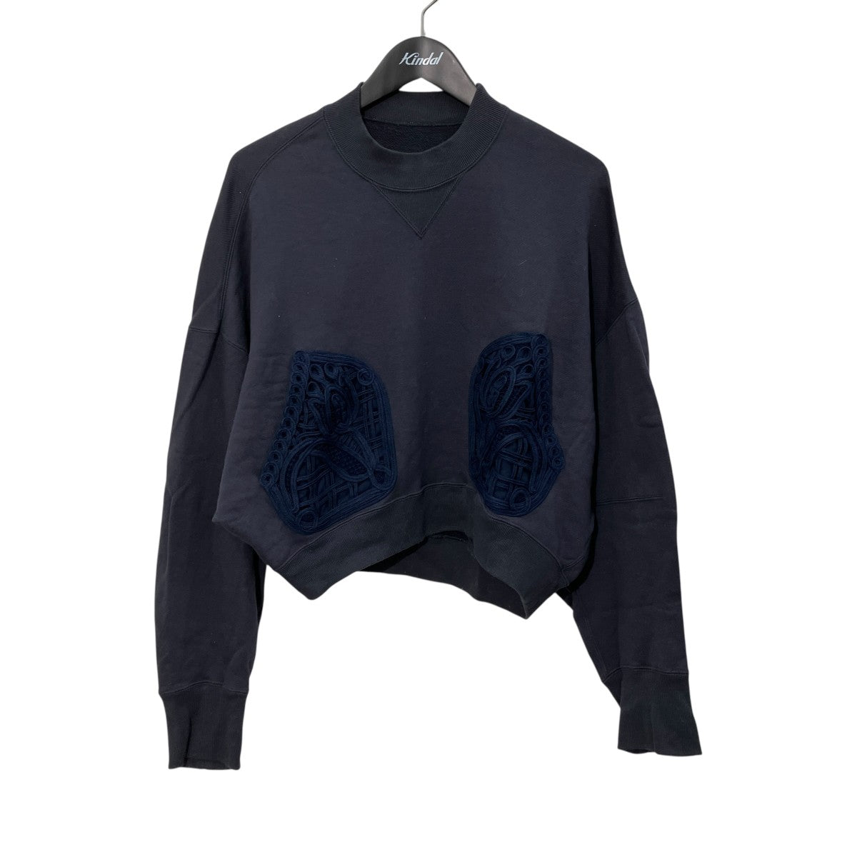 Cording Embroidery Cropped SweatshirtクロップドスウェットMM25SS-JS051