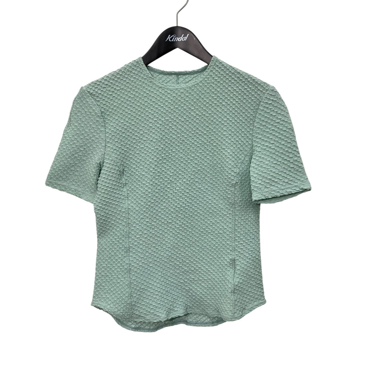 Shirring Jersey Jacquard Short Sleeve Top半袖カットソーMM25FW-JS040
