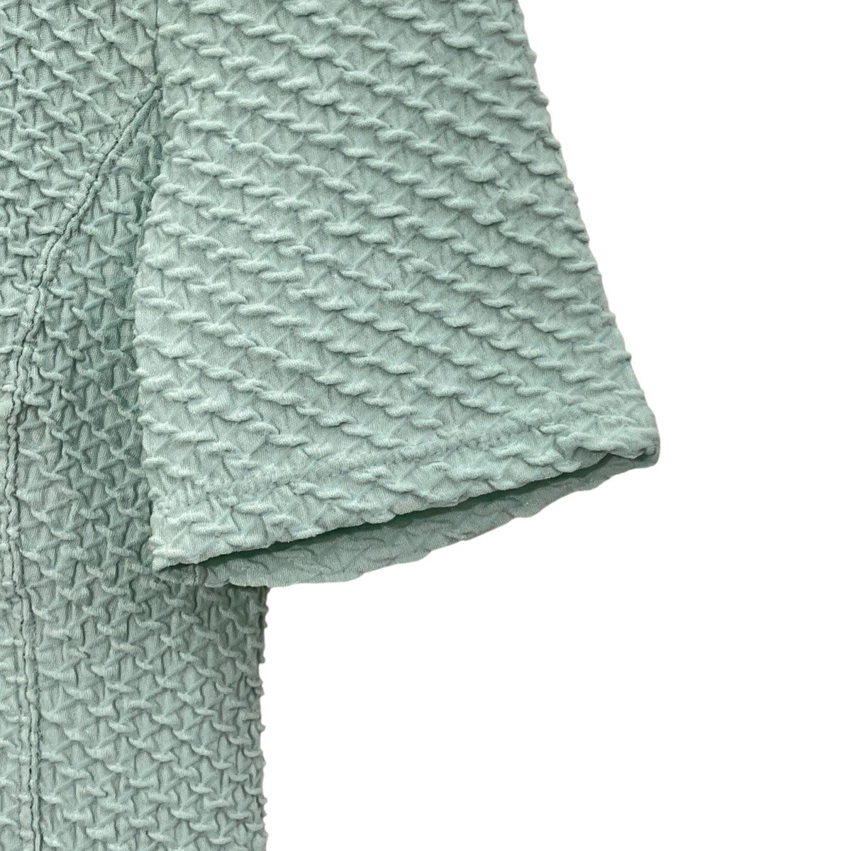 Shirring Jersey Jacquard Short Sleeve Top半袖カットソーMM25FW-JS040