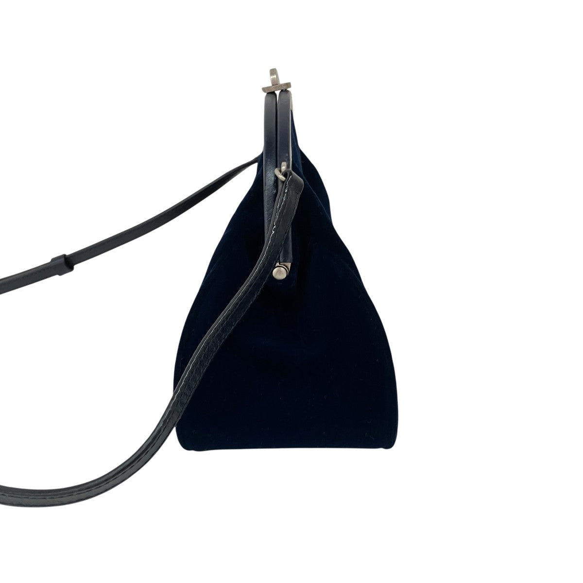 TOUT Y EST がま口ベルベットショルダーバッグ 古着・中古-3枚目のアイテム画像