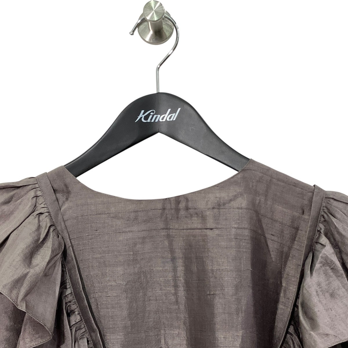 22SSSilk Back button blouse ＆ gilet半袖ブラウス