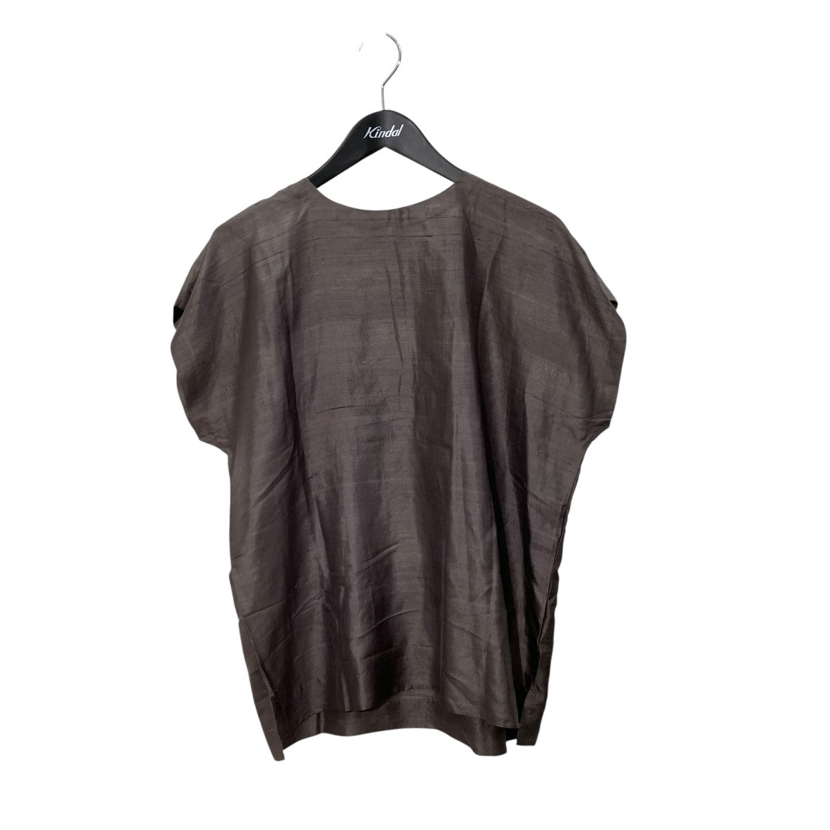 22SSSilk Back button blouse ＆ gilet半袖ブラウス