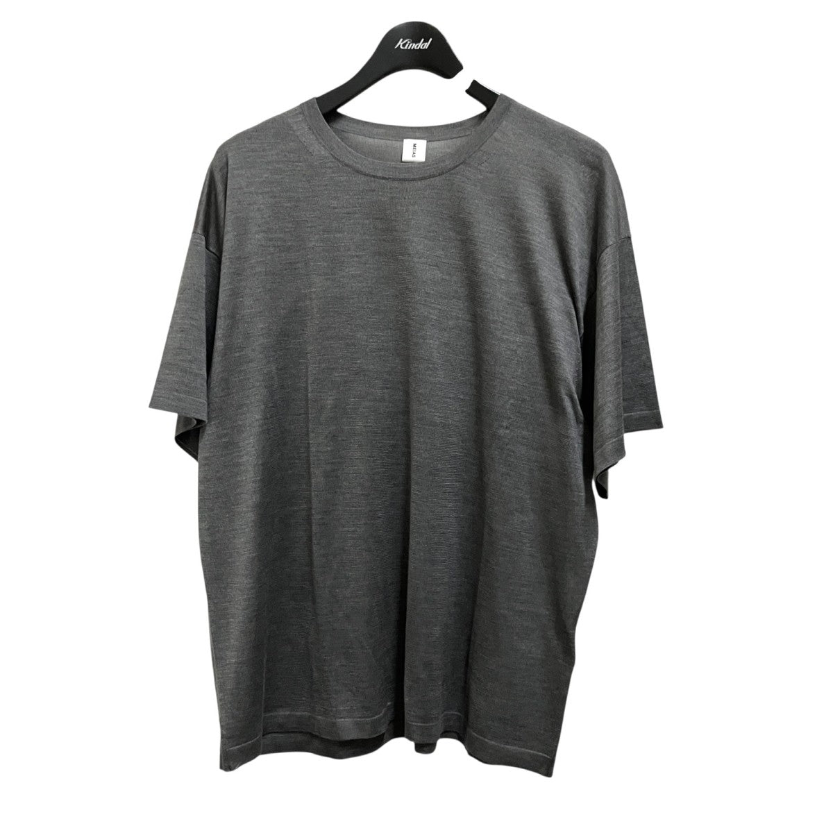 MEIAS FINE GAUGE SILK HALF SLEEVE PO SLPOシルク半袖ニットSLPO 05 古着・中古-1枚目のアイテム画像