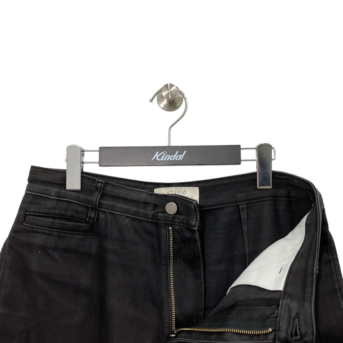 SELVEDGE DENIMブラックデニムパンツSNM-029