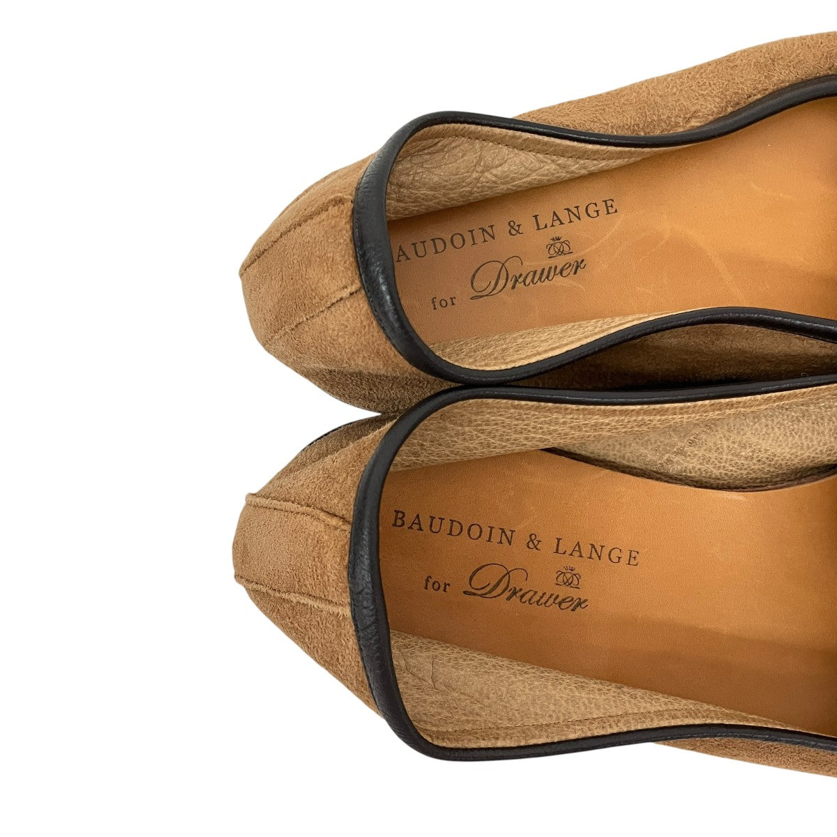 BAUDOIN＆LANGE for Drawer リボンベルジャンシューズローファー 古着・中古-4枚目のアイテム画像