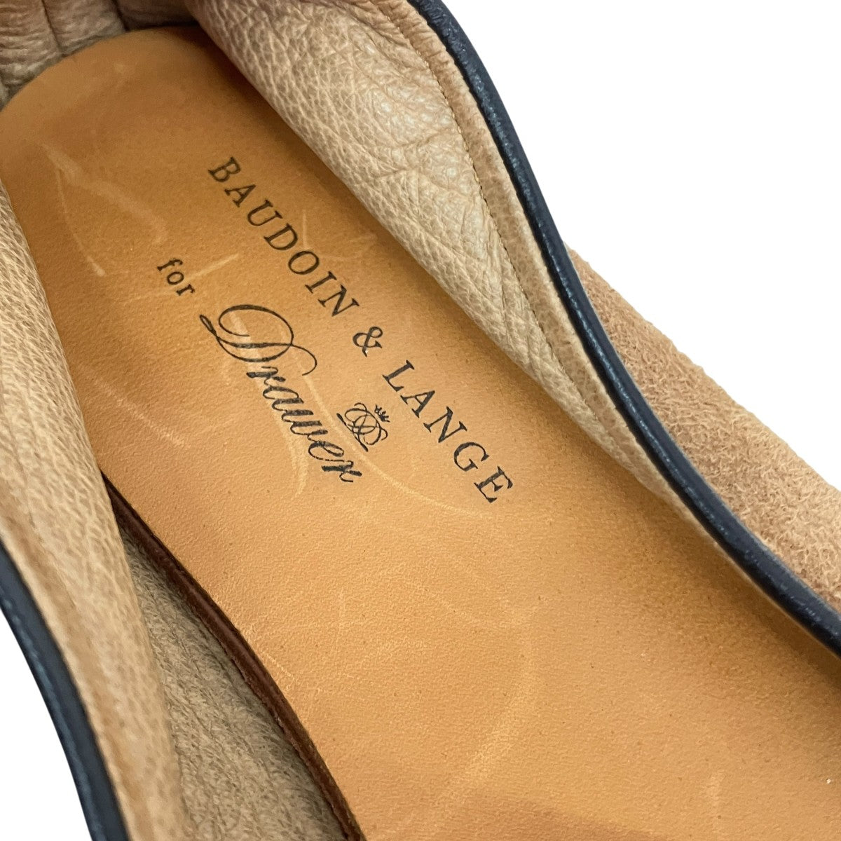 BAUDOIN＆LANGE for Drawer リボンベルジャンシューズローファー 古着・中古-7枚目のアイテム画像