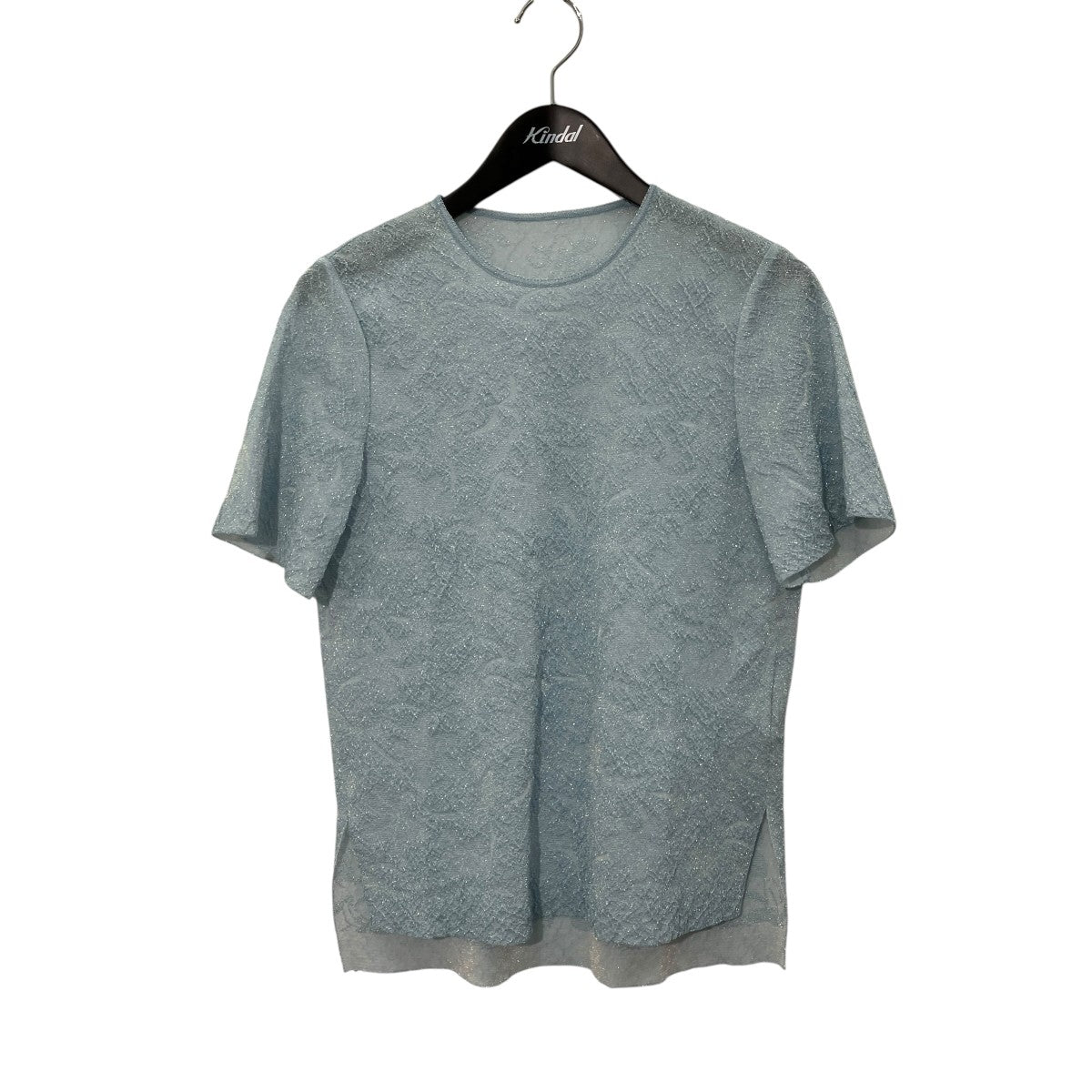Floral Jacquard Sheer Short Sleeve Knit Top半袖カットソーMM26SS-KN093