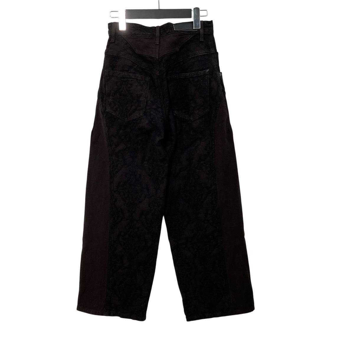 STUDIOUS別注 DAMASK-PRINT DENIM CURVE-FIT HIGH-RISE JEANSデニムパンツFTC262-0620