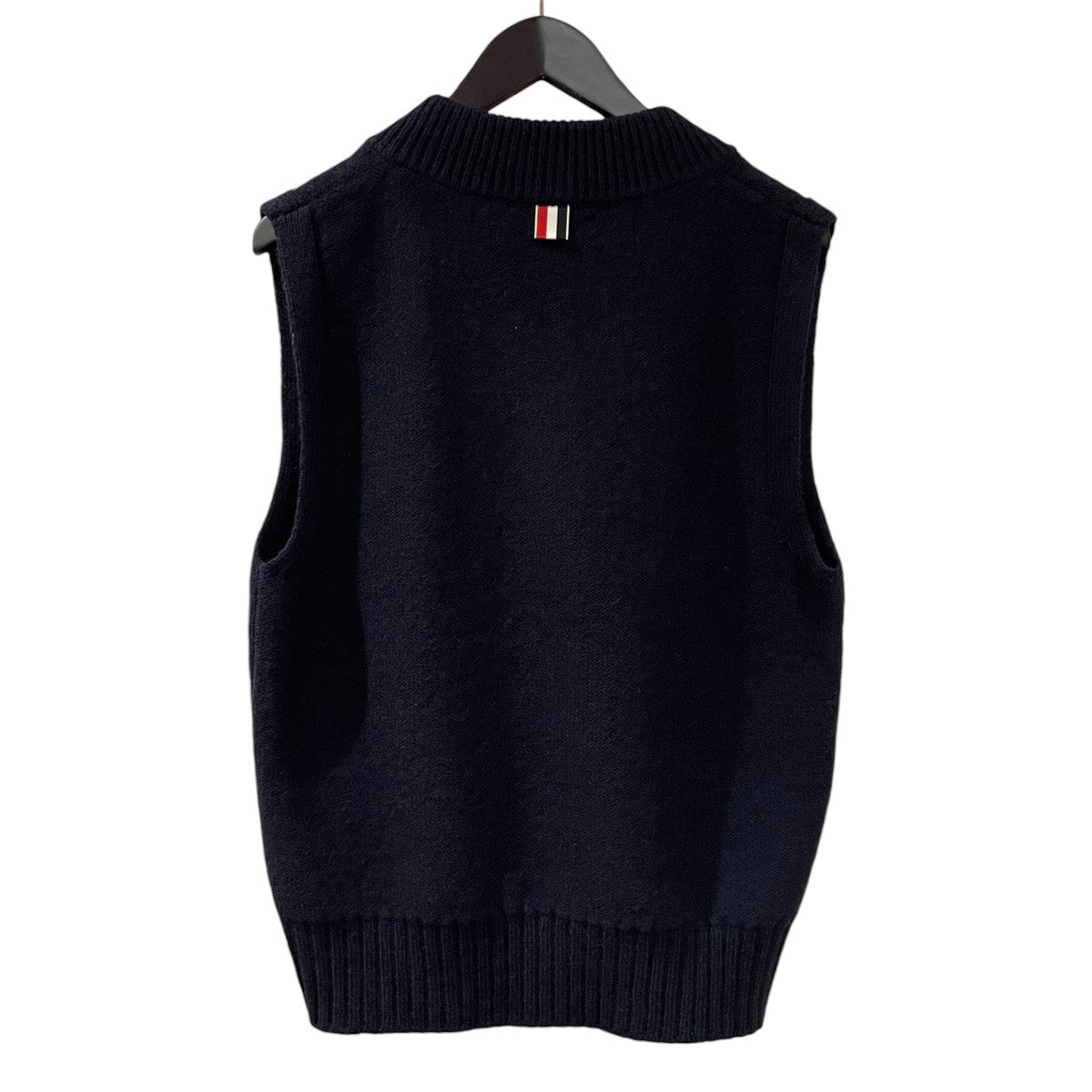 THOM BROWNE． NEW YORK ニットベストMKV064A-Y1032-415 古着・中古-2枚目のアイテム画像