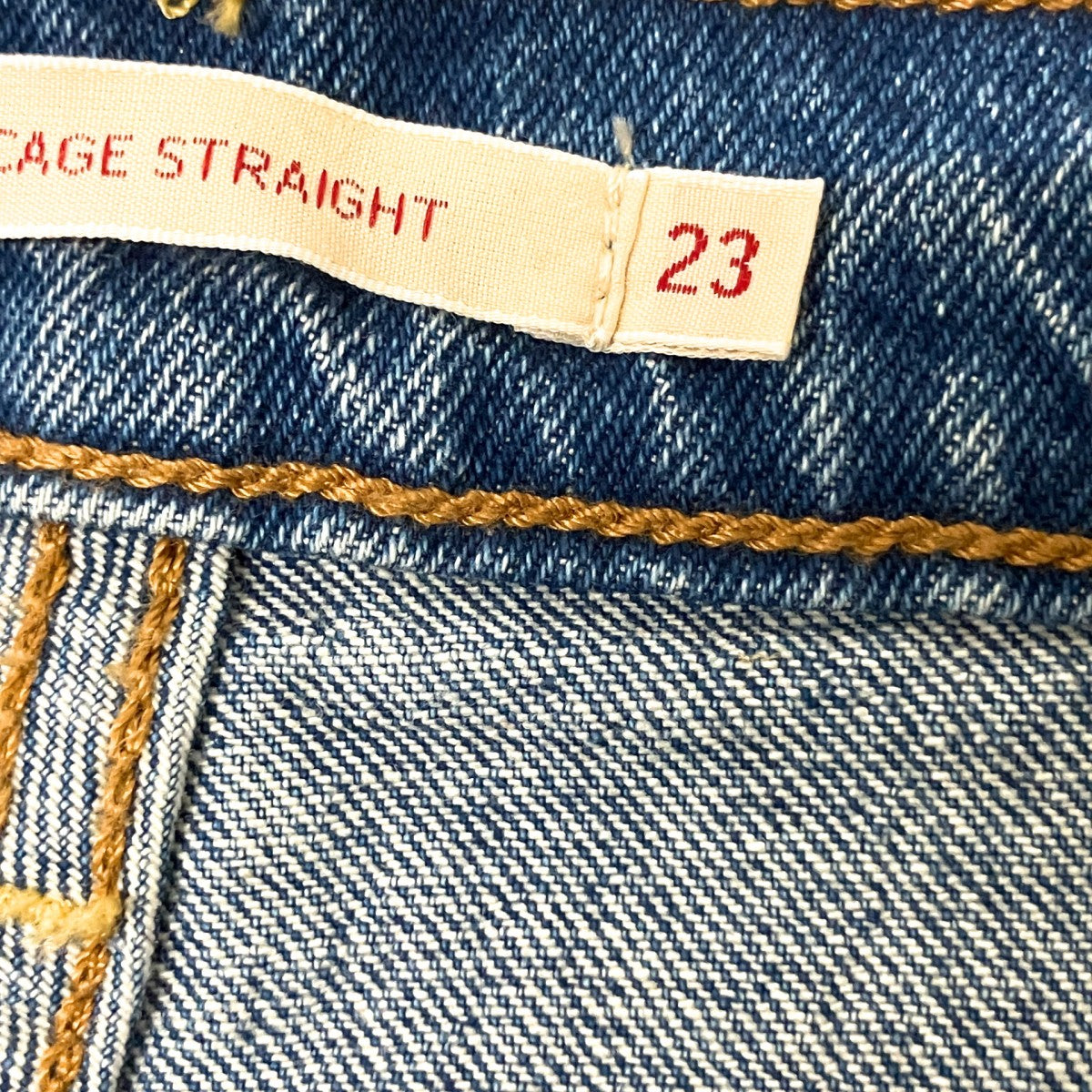 RIBCAGE STRAIGHTデニムパンツ79078 0008