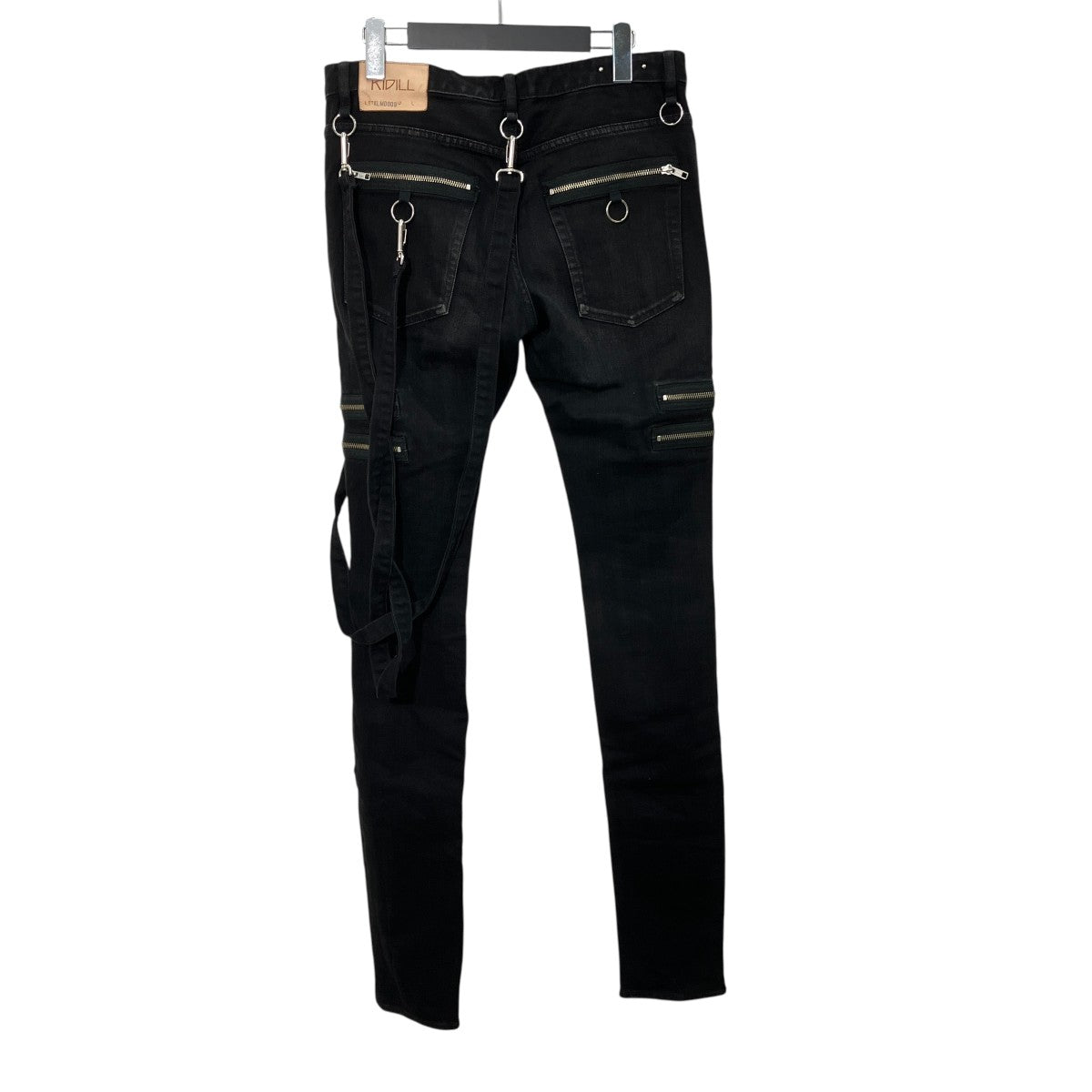 KIDILL×MINEDENIM SKINNY ZIP＆STRAPS DENIM PANTSスキニーデニム