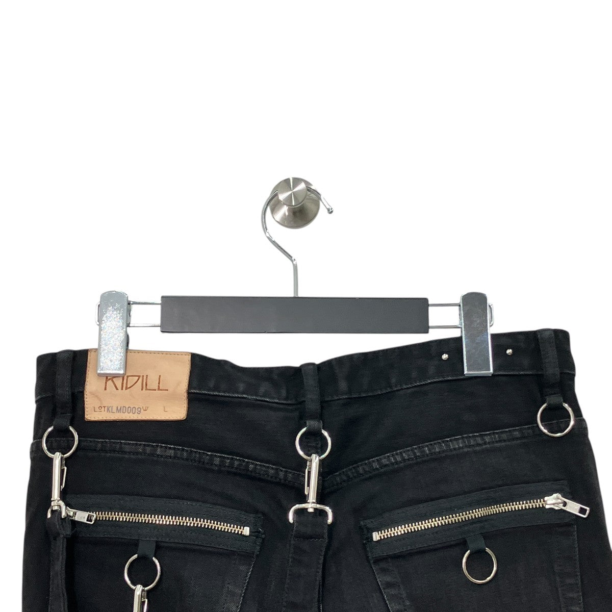 KIDILL×MINEDENIM SKINNY ZIP＆STRAPS DENIM PANTSスキニーデニム