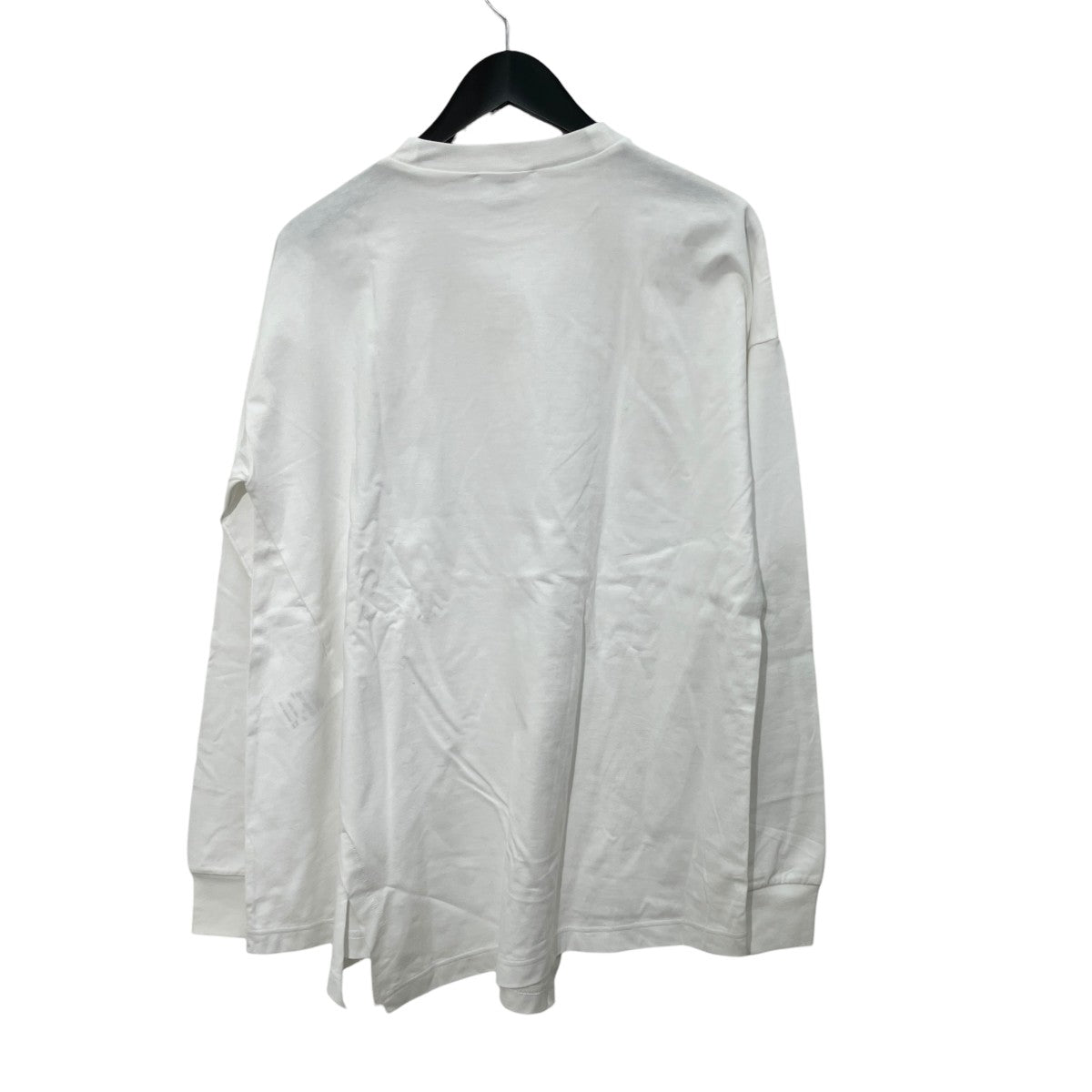 nagonstans asymmetry layered long-sleeves t-shirtロングスリーブTシャツ470HA680-1670 古着・中古-2枚目のアイテム画像