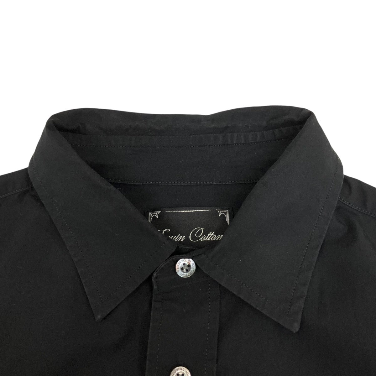 120 2 Suvin Cotton Typewriter Prime-Over Shirt長袖シャツ11242311205