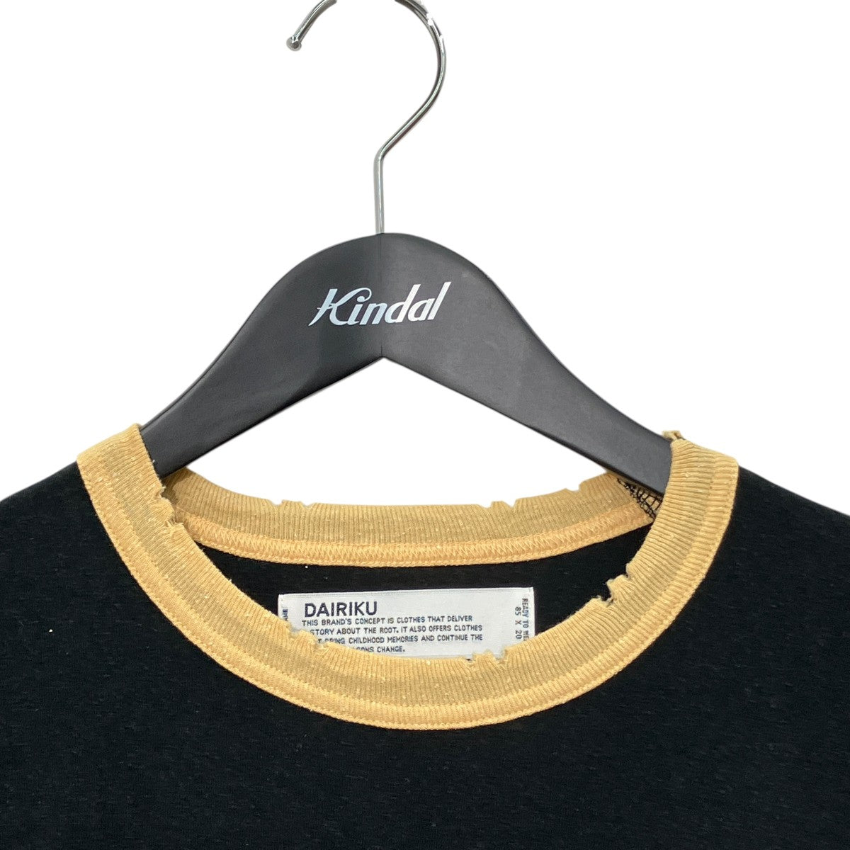 DAIRIKU New Trim TeeリンガーTシャツ23SS C-4 古着・中古-3枚目のアイテム画像
