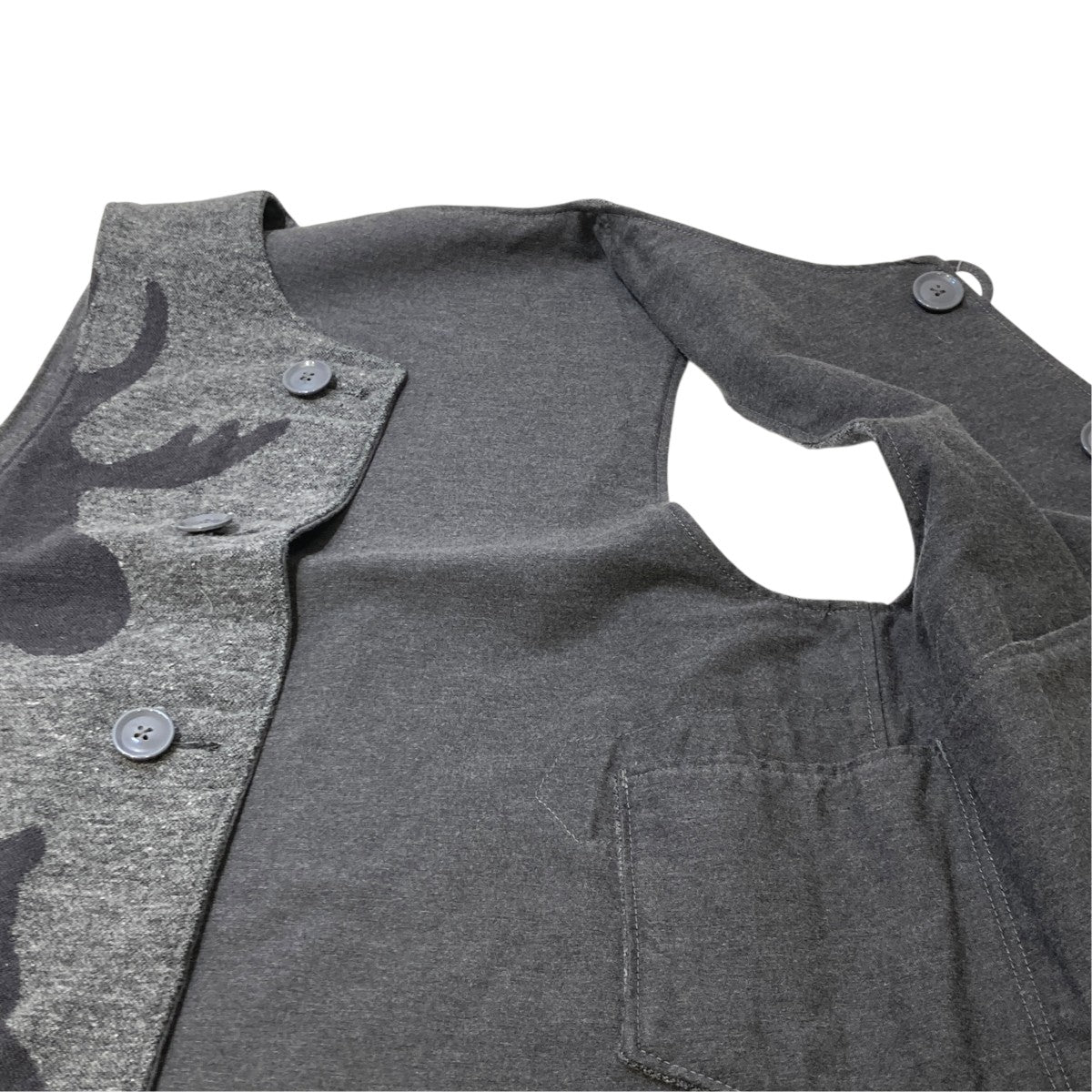 ×WOOL RICHリバーシブルベスト