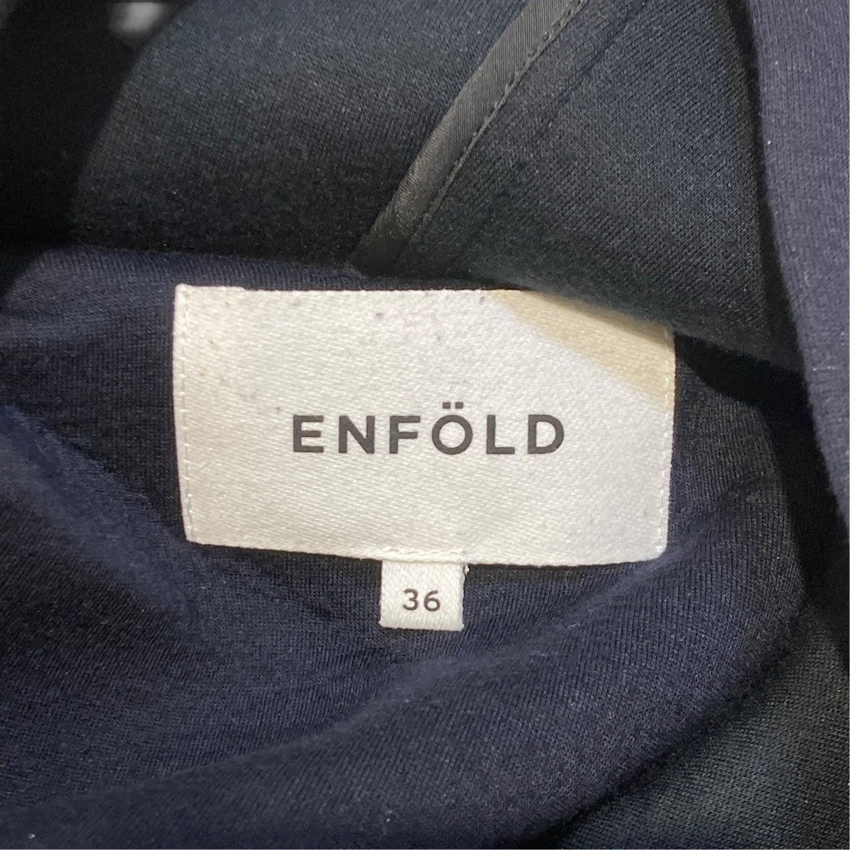 ENFOLD ボンディングショートフーデットコートショートコート300FS130-0910 古着・中古-4枚目のアイテム画像