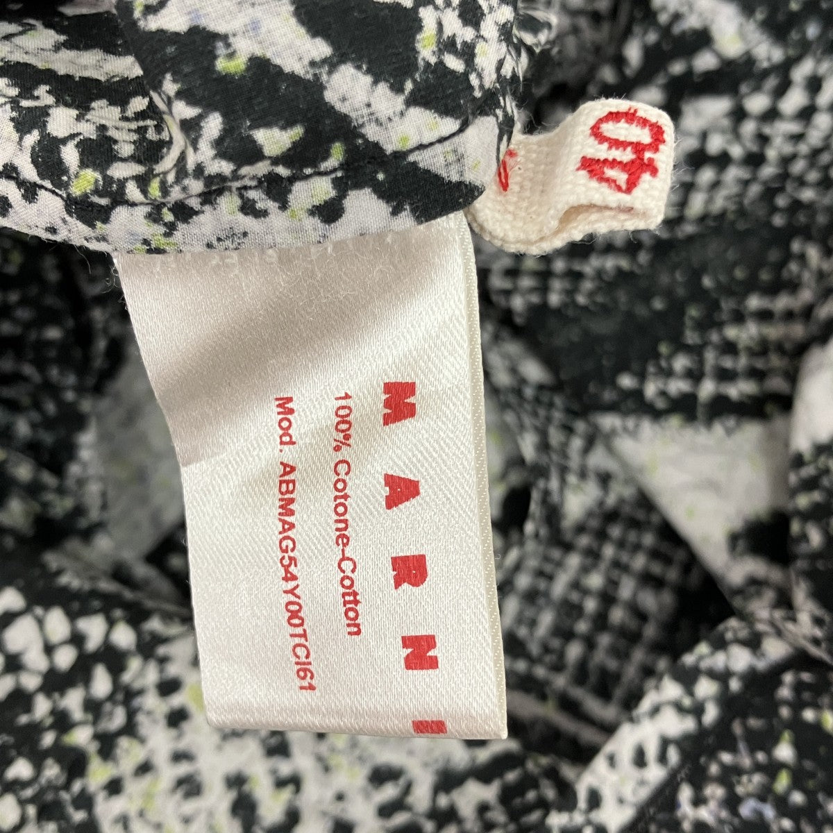 MARNI ノースリーブワンピースABMAG54Y00TCI61 古着・中古-4枚目のアイテム画像