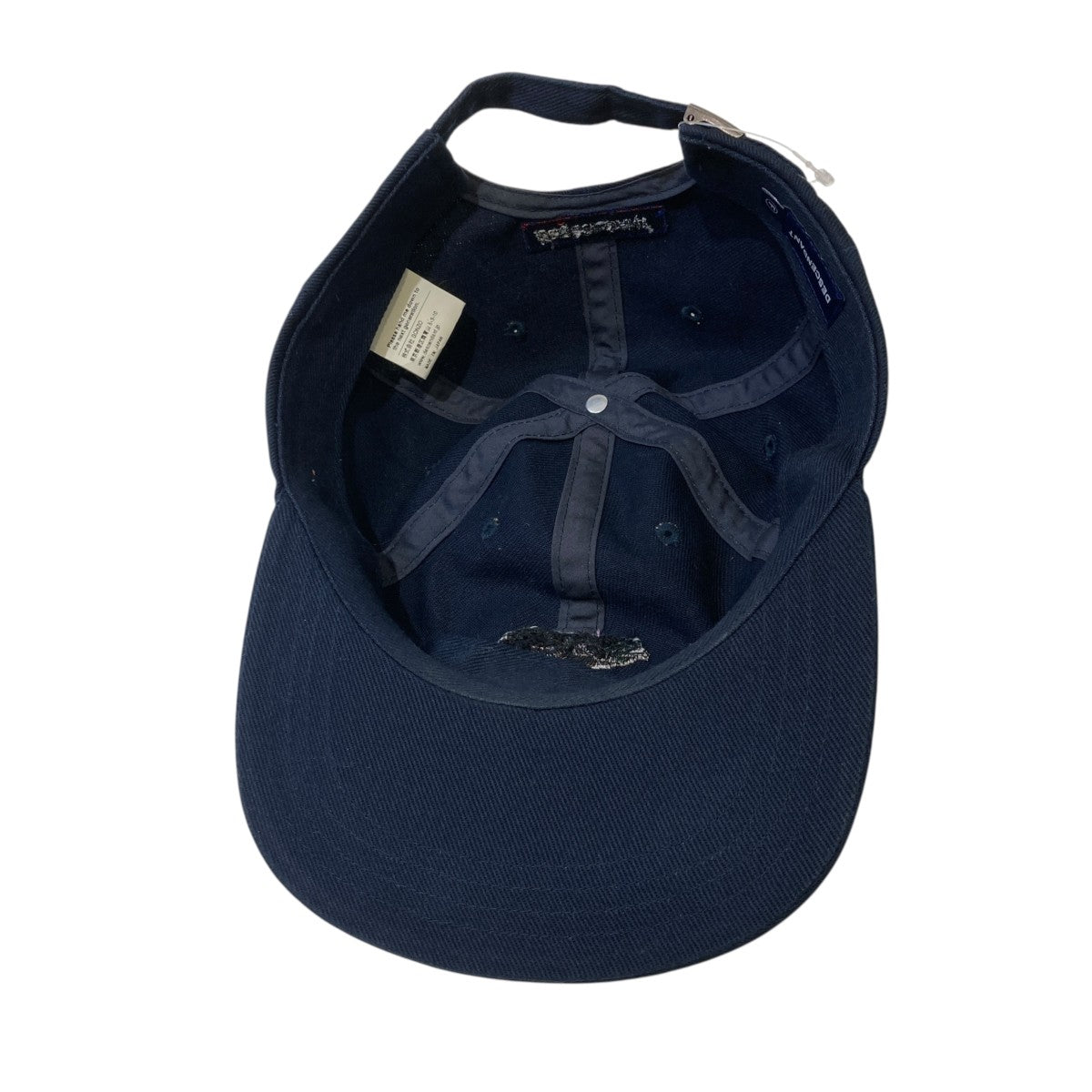 DESCENDANT BROWN 6PANEL ニジマス刺繍キャップ 古着・中古-5枚目のアイテム画像