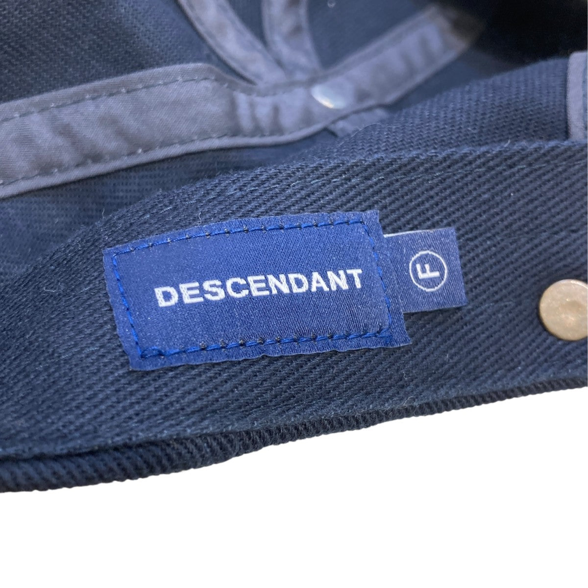 DESCENDANT BROWN 6PANEL ニジマス刺繍キャップ 古着・中古-6枚目のアイテム画像