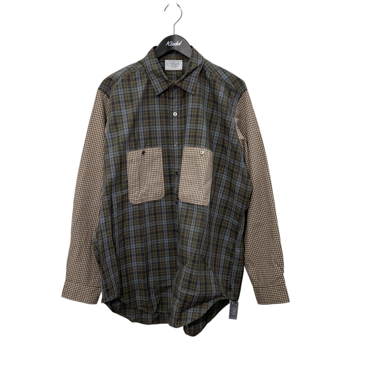 26SSWork Shirts 2toneチェック長袖シャツU26S-11-0002