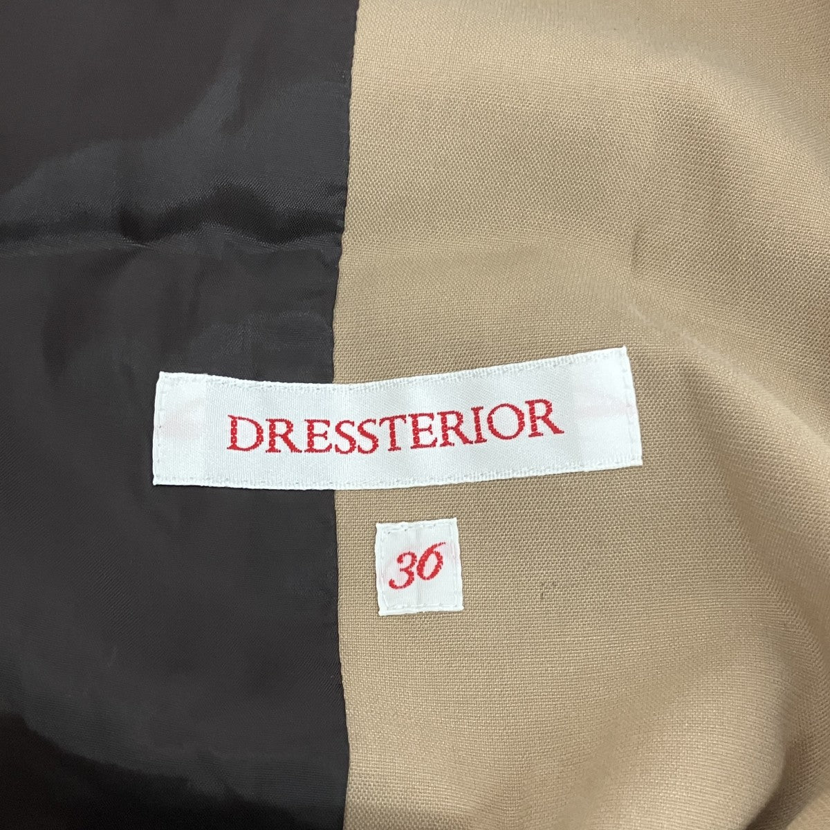 DRESSTERIOR テーラードロングジレ085-42041 古着・中古-10枚目のアイテム画像
