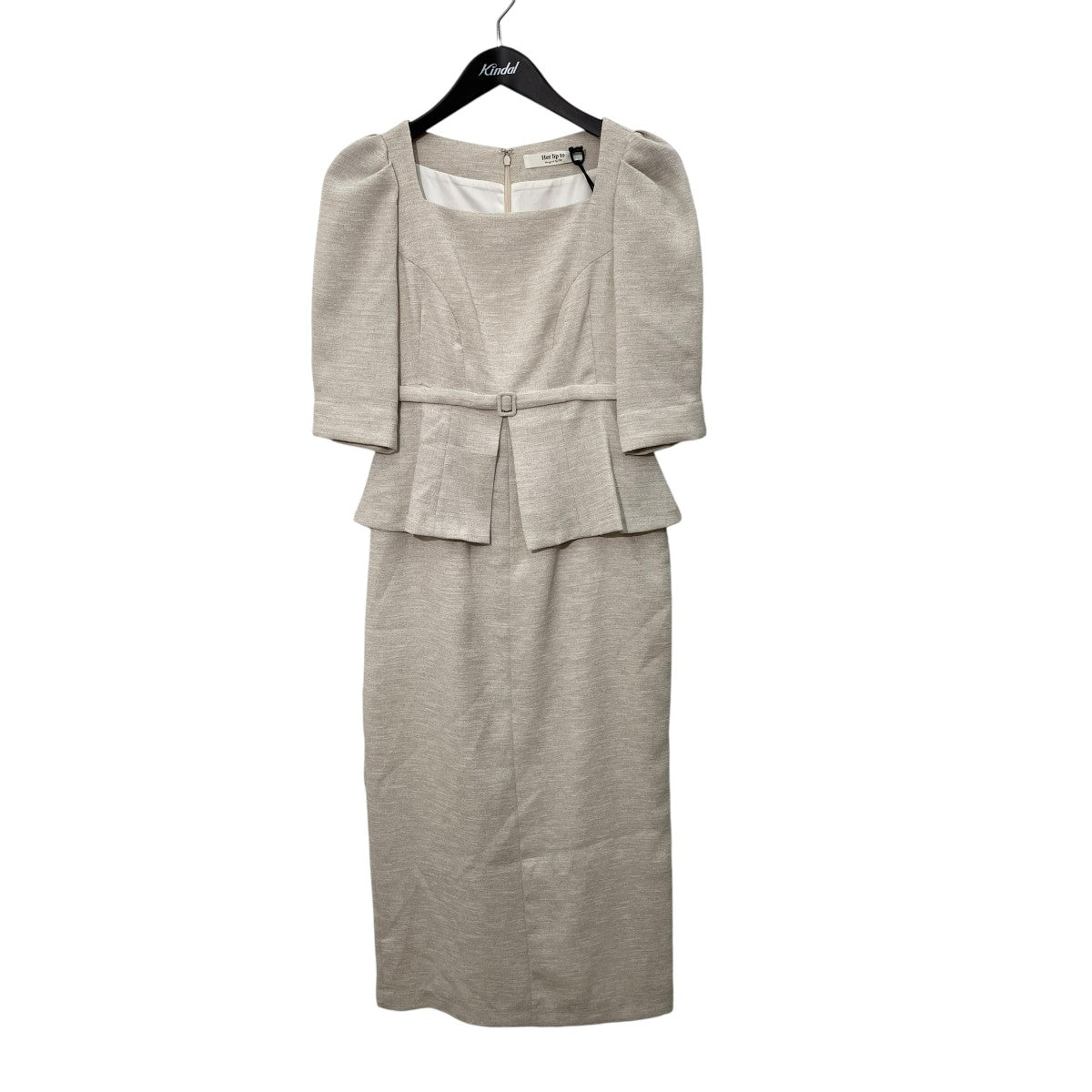 Her lip to Allure Tweed Midi Dress半袖ワンピース1231305045 古着・中古-1枚目のアイテム画像