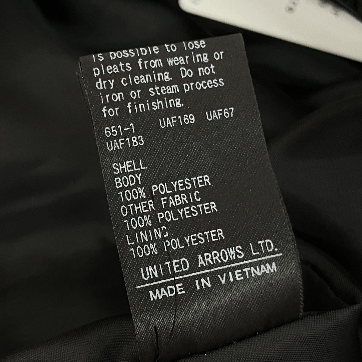 UNITED ARROWS シアーコンビプリーツスカート1524-1-625319 古着・中古-7枚目のアイテム画像