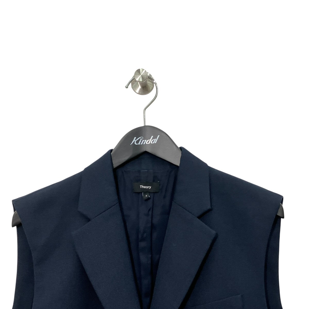 theory Wool Hopsack Boxy Vestベスト5104112 古着・中古-3枚目のアイテム画像