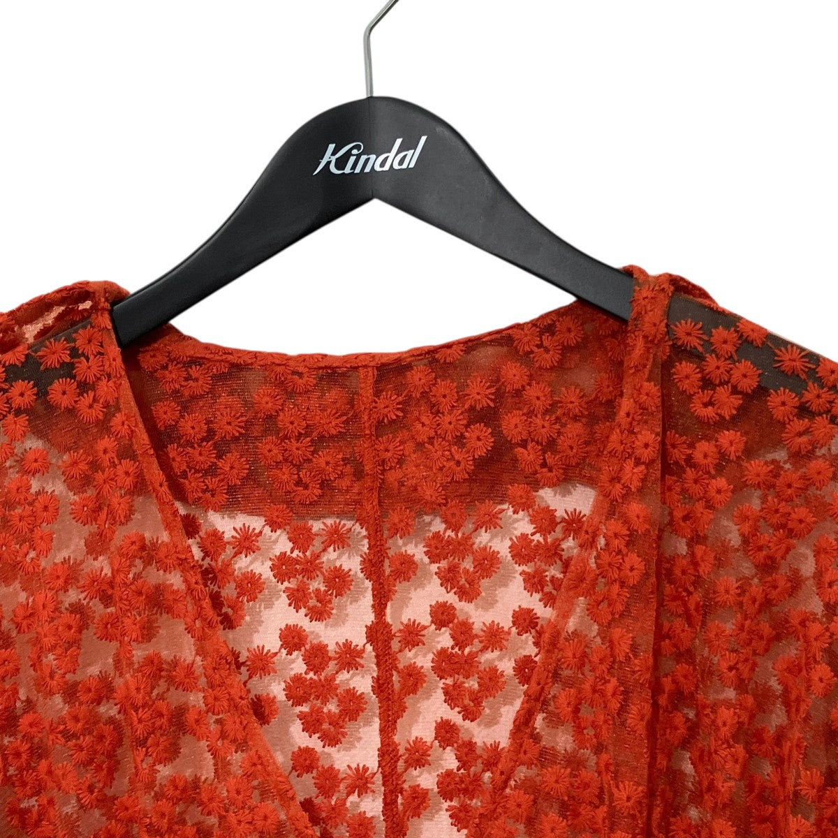 VINTAGE LIKE SHEER FLOWER DRESSワンピース02320541320