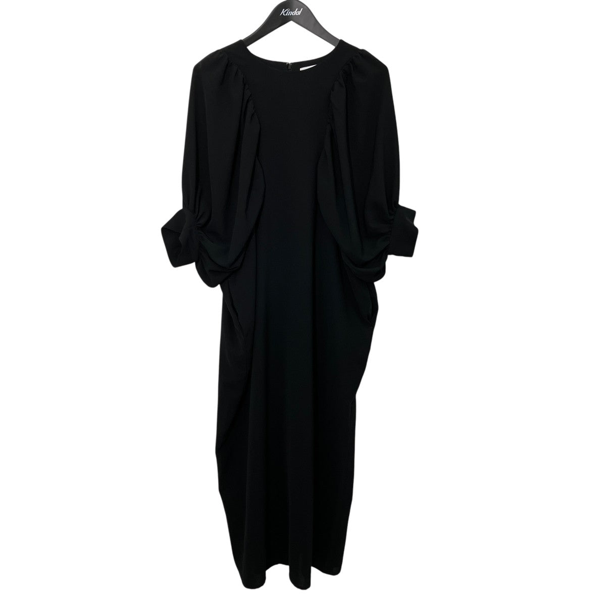 Curve gather sleeve OP長袖ワンピース460GSU33-0790