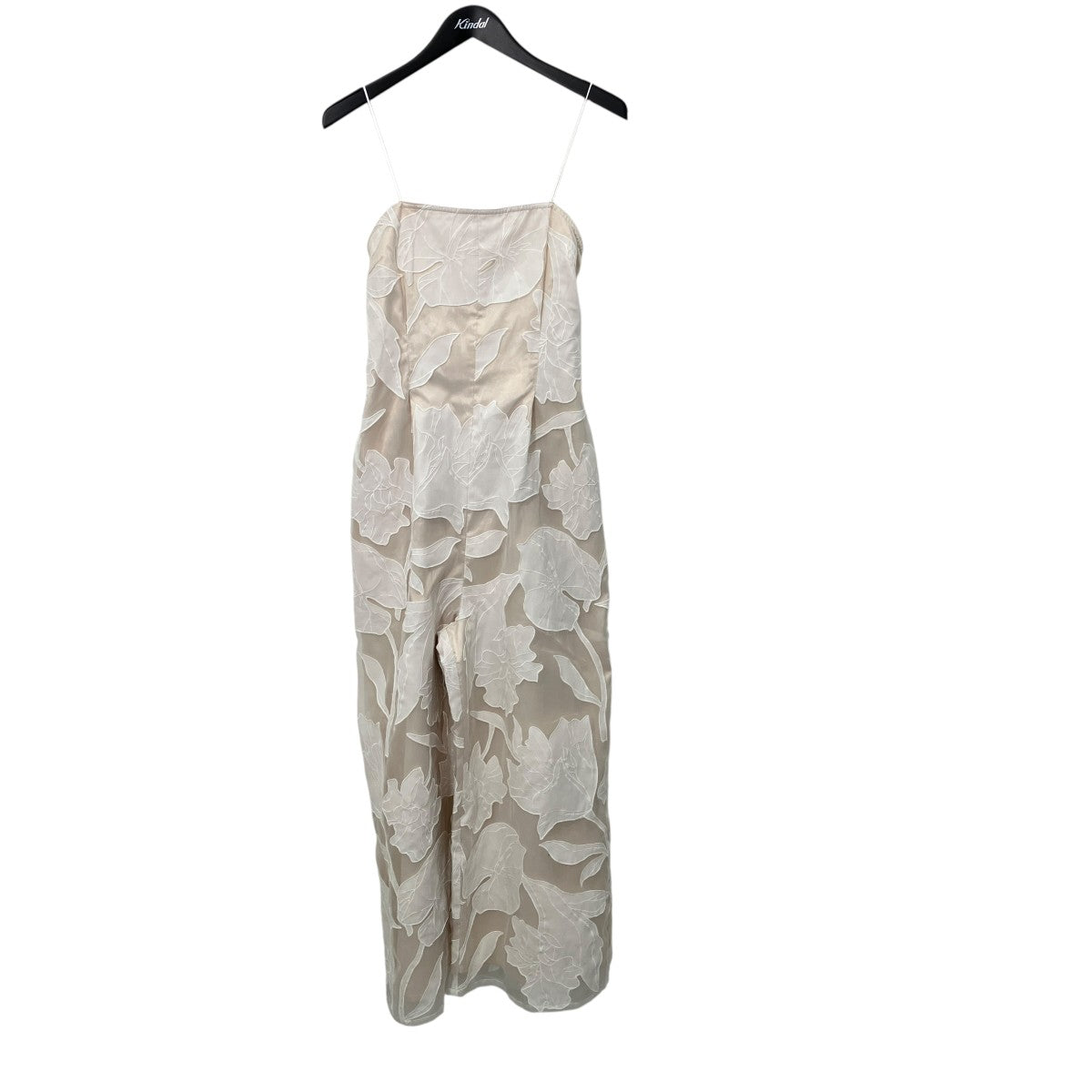 AMERI 24SSSOFT LACE FLOWER ROMPERSオールインワン01410541090 古着・中古-1枚目のアイテム画像