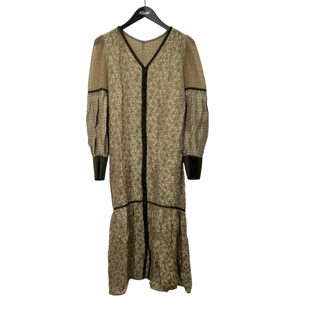 AMERI POSIE2WAY NOSTALGIC DRESS長袖ワンピース01220530660 古着・中古-1枚目のアイテム画像