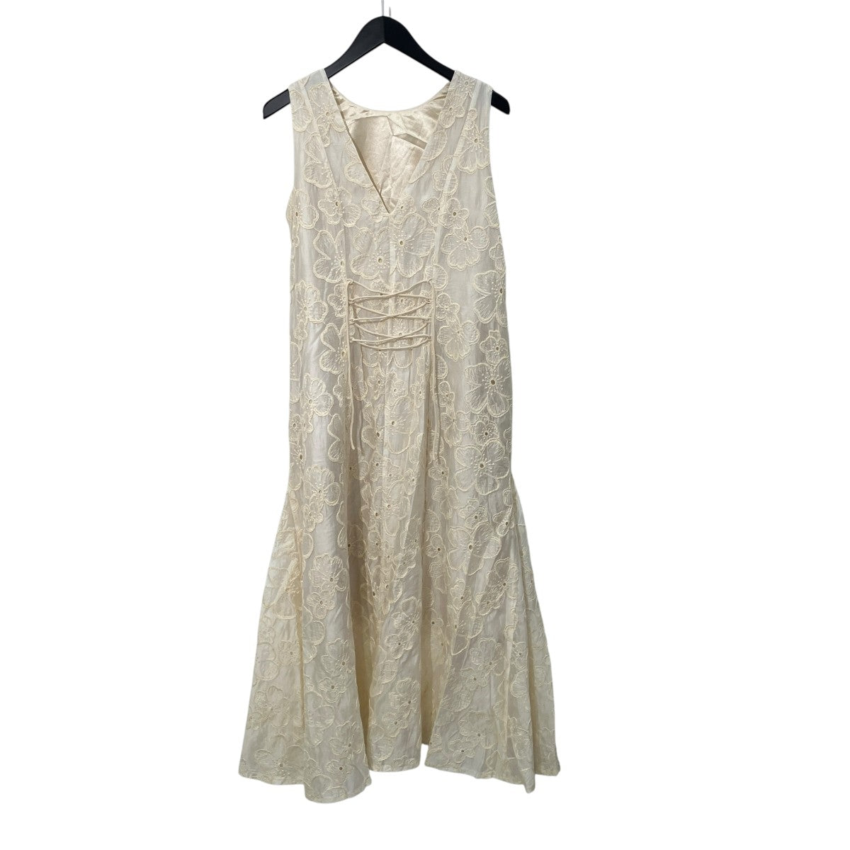 AMERI MEDI EMBROIDERY BACK LACE UP DRESSノースリーブワンピース0226105560950 古着・中古-2枚目のアイテム画像